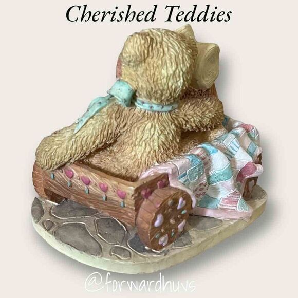 Enesco Cherished Teddies Molly "Friendship Softens A Bumpy Ride" Figurine 1992 - Picture 5 of 9